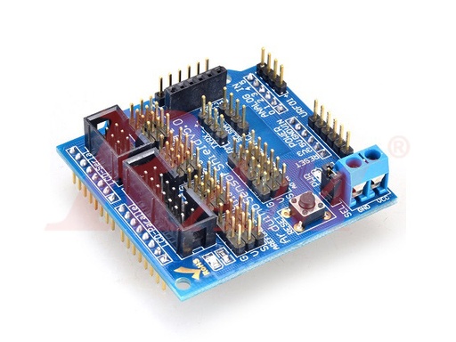 [ARDUINO.SH.SENSOR] Arduino Shield - Sensor Shield for Digital Analog Module & Servo اردوينو شيلد حساسات وماتور سيرفو