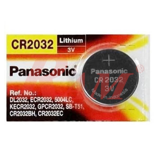 [BATTERY.CR2032.PANASONIC] Battery 3V CR2032 Lithium Battery Coin Type Panasonic