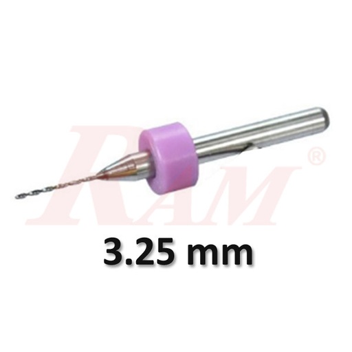 [BITS.PCB.3.25X3.175MM] Carbide PCB 3.25 mm Micro Drilling End Mill Bit بونطة ثقب بورد كاربيد - قوة تحمل عالي