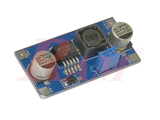[DC.DC.100] DC-DC Step Down Converter Adjustable 3A LM2596S (4~38Vdc to 1.5~35Vdc) SKU#DC100 بوردة دائرة خافض جهد - فولت