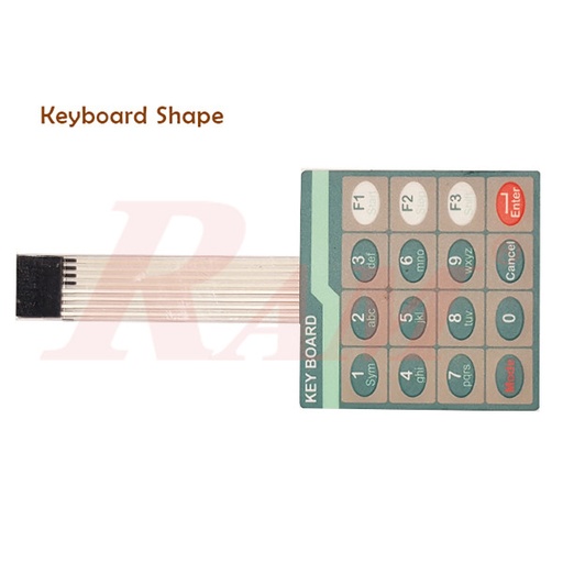 [KIT.KP.101] KP-101 Standard Matrix Key Pad 4x4 Flat (Keyboard Shape) Original 3M