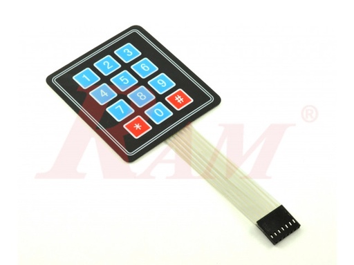 [KIT.KP.202] KP-202 Standard Matrix Key Pad 3x4 Flat - Grade B