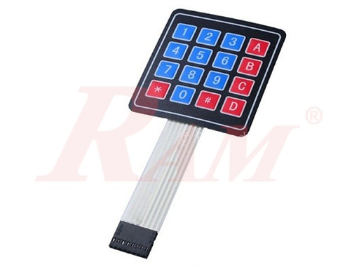 [KIT.KP.200] KP-200 Standard Matrix Key Pad 4x4 Flat (Numerical Shape) Grade B