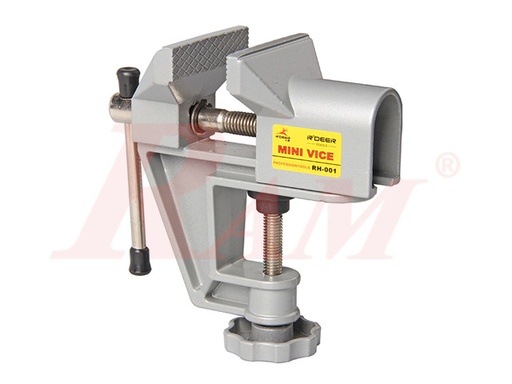 [RH001.VISE] RH001 Small Aluminum Table Vise - Upscale Movable Bench VISE منجلة المونيوم ربط مكتبي