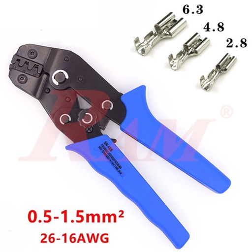 [SN.48B.CRIMPING.TOOL] SN-48B For Non-Insulated Receptacles 0.5-1.5 mm2 Terminal Crimping Tool
