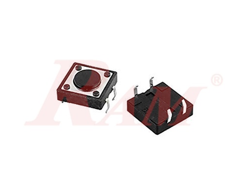 [PRESS.12X12X4] Press 4pin 12x12x4 mm Tack Switch Standard Stem