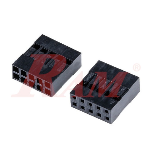 [PH25.2X5] PH25 - 2x5pin 2.54mm 10 Pin Plastic Dupont Jumper Wire Cable Housing Female