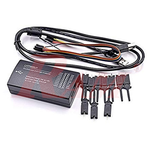 [AVO.LHT001SU1] LHT00SU1 Virtual Oscilloscope Logic Analyzer I2C SPI CAN UART جهاز راسم اشارة اوسيلوسكوب افتراضي + محلل منطقي (لوجيك أناليزر)