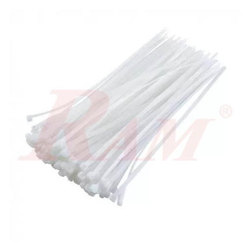 [TIE.W.3X100] Tie Wrap Size 3x100mm - 1 Pack (1000 Pieces) كيس 1000 افيز بلاستيك عرض 3مم طول 100مم