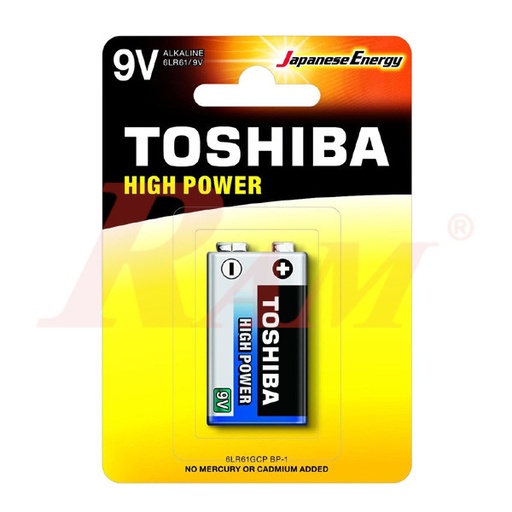 [BATTERY9V.PLUS.ALKALINE] Battery 9V Power Alkaline PHILIPS بطارية 9 فولت فيليبس - الكالين - عمر اطول 