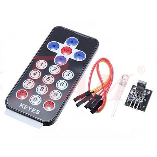 [KIT.IR.REMOTE] Infrared Remote Control + IR Receiver Module Kit