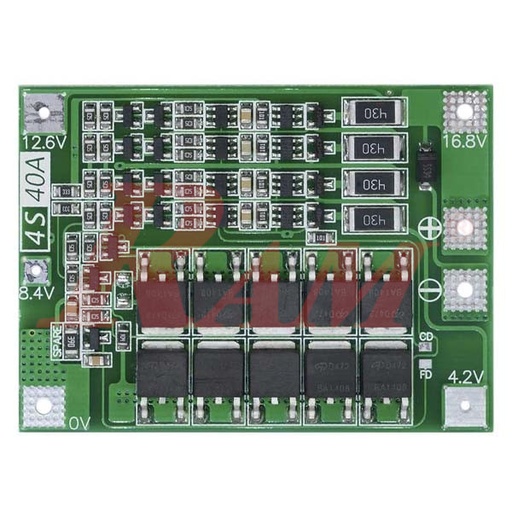 [BMS.4S.40A] BMS 4 String 14.8V/40A