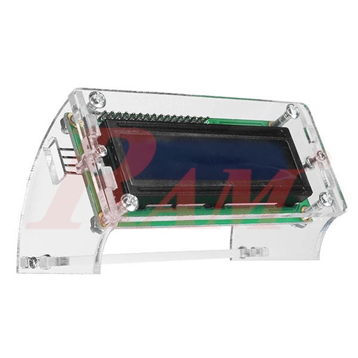 [BOX.LCD.2X16] Clear Acrylic Case For LCD 2x16