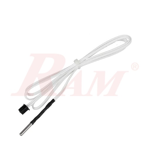 [KIT.3D.1024] NTC100K Metal Head Thermistor Sensor With Cable (SKU#3D1024)
