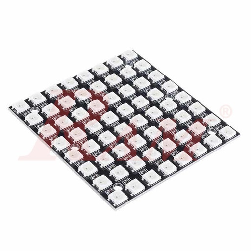 [KIT.WS2812.64.5050.SQUARE] NeoPixel 64-bit WS2812 5050 RGB LED Driver Square Development Board