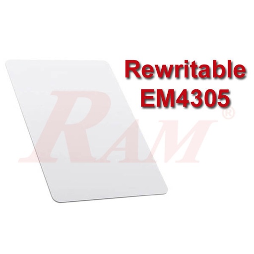 [ACCESS.CARD.EM4305] Access Control Proximity Rewritable Card EM4305