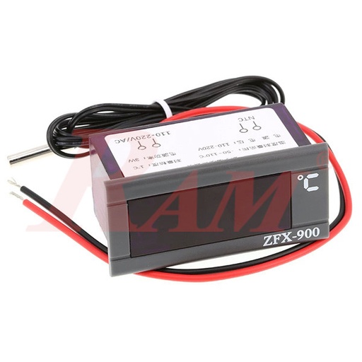 [TPM900.TEMPERATURE.220VAC] TPM-900 (ZFX-900) Digital Thermometer -Temperature Panel Meter With Probe