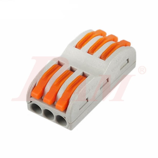 [WAGO.PCT223.3] WAGO PCT-223 - 3 in 3 out Universal Compact Wire Wiring Connector