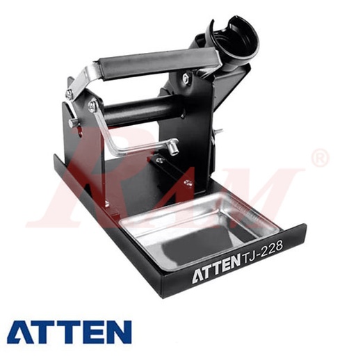 [ATTEN.TJ228.STAND] Atten TJ-228 Soldering Iron Stand + Tin Solder Wire Rack Dispenser حامل كاوية لحام + حامل سلك لحام قصدير ماركة اتين