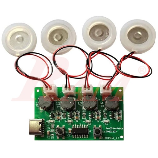 [KIT.ATOMIZER.4X.5V] 4X Spray Humidifier Driver Circuit Board