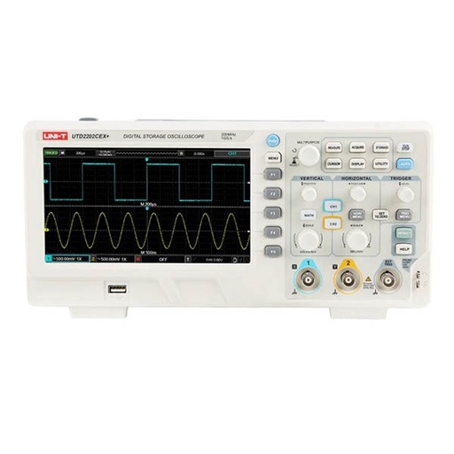 [AVO.UTD2202CEX+.UNIT] UTD2202CEX+ UNI-T Digital Storage Oscilloscope 200MHz
