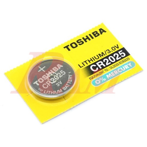 [TOSHIBA.CR2025] CR2025 Battery 3V Lithium Coin Type - TOSHIBA