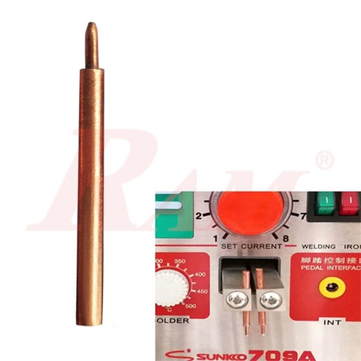 [SPOT.709A.BIG.NEEDLE] SUNKKO® 709A Big Welding Needle Copper (Spare Part) إبرة لحام سبوت كبيرة نحاس قطع غيار ماركة سونكو موديل 709A