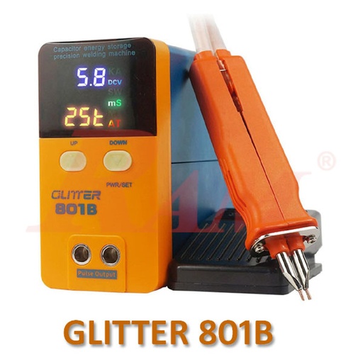 [SPOT.WELDING.GLITTER.801B] SUNKKO® GLITTER 801B Battery Spot Welder Capacitor Energy Storage Pulse Welding Machine ماكينة تبنيط لخلايا البطاريات الليثيوم