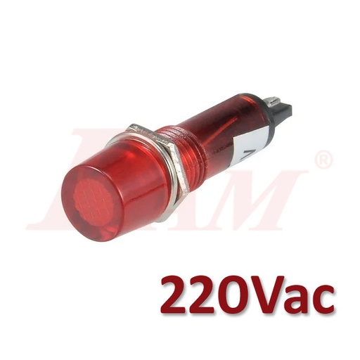 [XD10-3.220VAC.RED] XD10-3 AC220V RED Small LED Signal Indicator Light 10mm