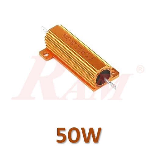 RX24-50W 5% Gold Aluminum Case Power Resistor 50W