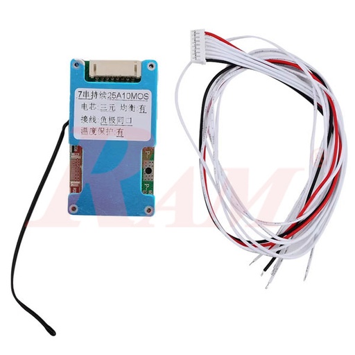 [BMS.7S.25A] BMS 7 String 25.9V/25A (24Vdc) - With Temperature Protection