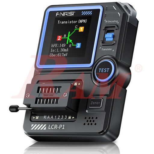 [TESTER.LCR.P1.FNIRSI] FNIRSI® LCR-P1 Multifunction LCR Transistor Capacitor Tester