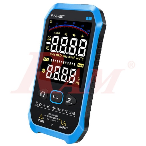 [AVO.S1.FNIRSI] FNIRSI® S1 Large Screen Digital Display Smart Multimeter افوميتر ذكي اتوماتيك بشاشة عرض كبيرة وقراءة واضحة رقمية