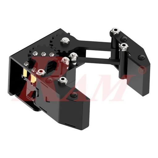 [RO.BIG.CLAW.BLACK] BigClaw Mechanical Gripper for Robot Arm (With Servo Motor 20kg.cm)