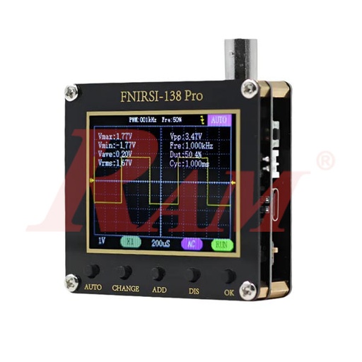[AVO.DSO138.FNIRSI] FNIRSI® DSO-138Pro Pocket Size Digital Oscilloscope Kit 200KHz أوسيلوسكوب رقمي صغير جيب لحد 200 كيلوهرتز