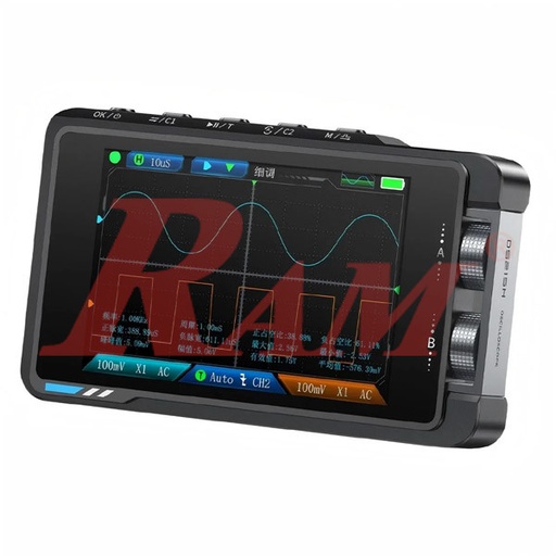 [AVO.DSO215H.FNIRSI] FNIRSI® DS215H 2-IN-1 50MHz 250MS/s Dual Channel Digital Oscilloscope & DDS Function Signal Generator جهاز 2 في 1: أوسيلوسكوب رقمي 50 ميجاهرتز بقناتين + مولد إشارة DDS