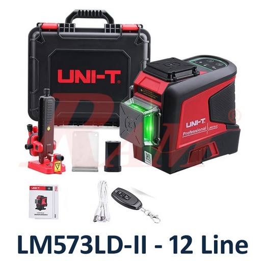 [AVO.LM573LDII.UNI] LM573LD-II LASER Level 12 Line Green Light ميزان ليزر 12 خط - اخضر