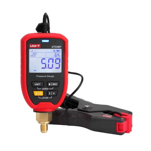 [AVO.UT336KIT.UNIT] UT336P-KIT Wireless Pressure Gauge with Temperature Clamp مجموعة عداد قياس ضغط وحرارة الغاز في المواسير