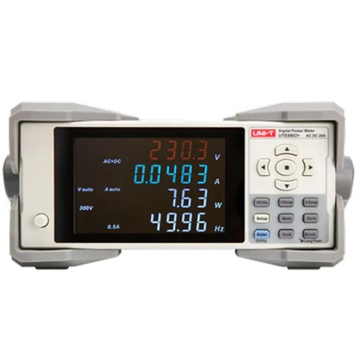 [AVO.UTE9802+.UNIT] UTE9802+ Digital Power Meter – True RMS Single-Phase AC/DC Power Analyzer (1W to 12kW) محلل القدرة الرقمية عالي الدقة لقياسات القدرة والتيار المتردد والمستمر