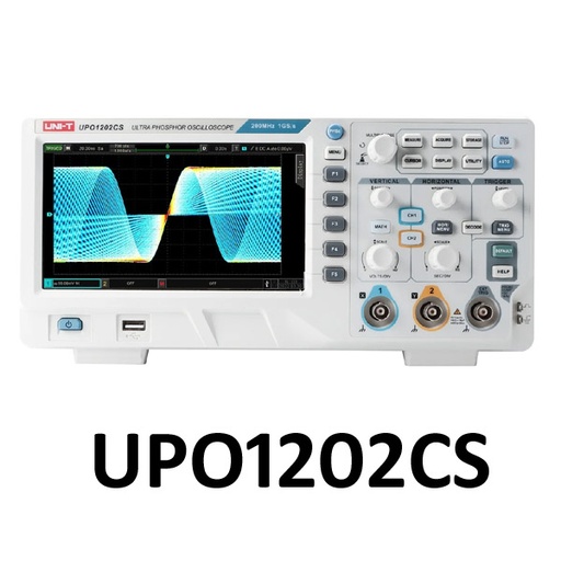 [AVO.UPO1202CS.UNIT] UPO1202CS UNI-T 2-Channel Ultra Phosphor Oscilloscope 200MHz